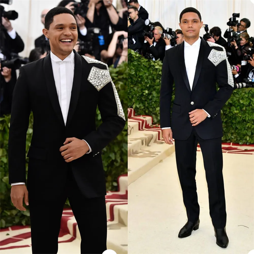 Men Fashion Designer Wedding Groom Tuxedo Dinner Suit Coat Jacket Blazer Trouser main image 1