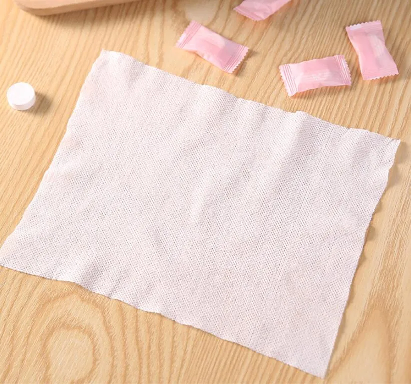 Travel Disposable Compressed kerchief Bath Towel Female Face Wash Makeup Remover Portable Cleansing
