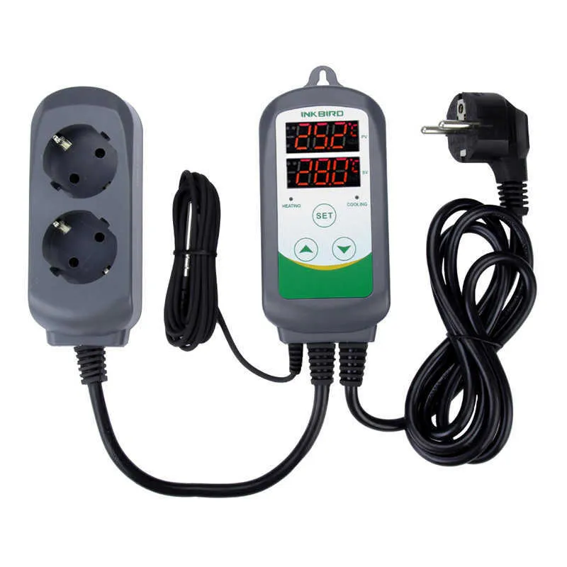 Wholesale Inkbird Combo Set Pre Wired Digital Dural Stage Humidity  Controller IHC200 And Heating Cooling Temperature Controller ITC 308 210719  From Xue10, $67.71