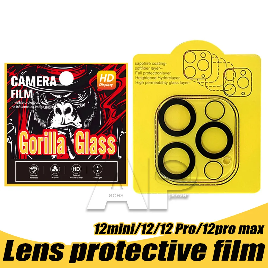 Protector de lente de cámara trasera de vidrio templado para ipad 12,9, 11 pulgadas, Iphone 14 Plus 13 12 Mini 11 Pro Max XR XS, película protectora Galss