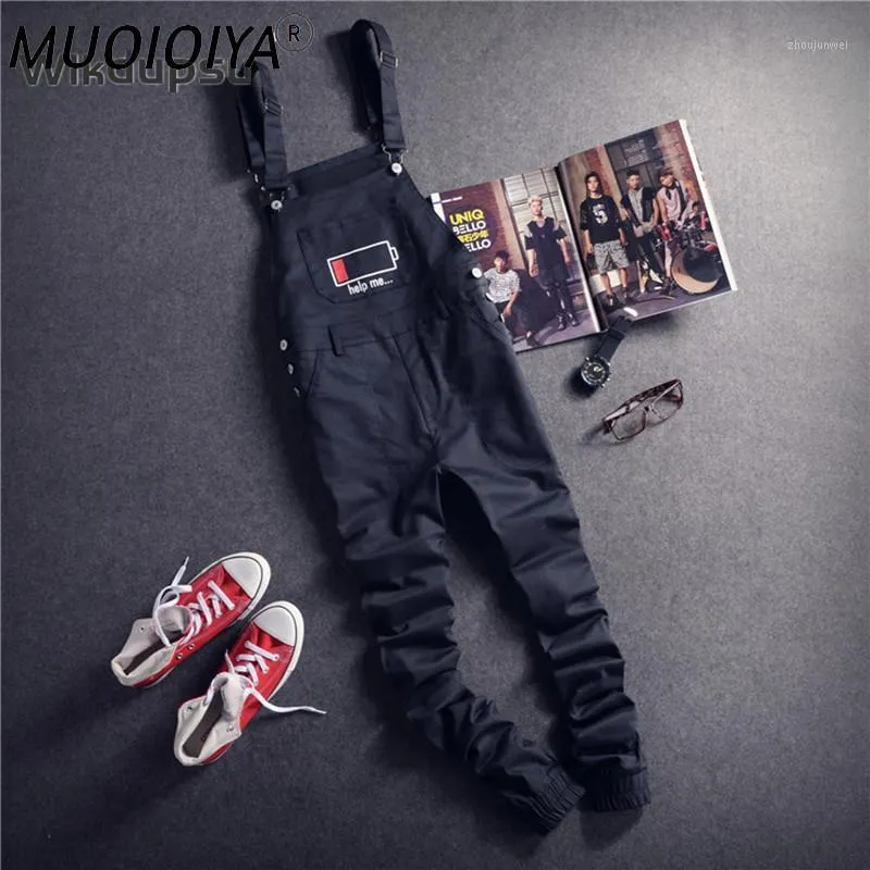 Men's Pants Suspenders Bib Overalls Korean Fashion Personality Male Coverallls Casual Trendy Clothes For Men Cargo Trousers Rompers