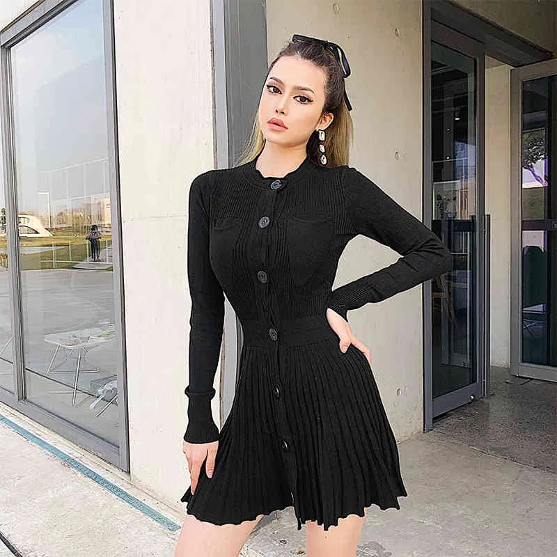 Black Knitted Dress (6)