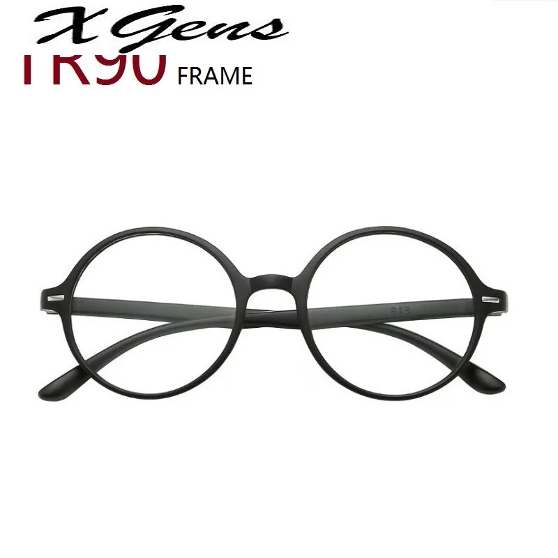 Occhiali da lettura rotondi da donna Presbiopia Men Donne Ultra Light TR90 Frame Fashion EyeGlasses Femmina 1.0 1.5 2.0 2.5 3.0 3.5 4.0