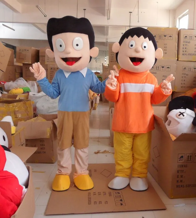 Costumes de mascotte Super haute qualité Doraemon mascotte Costume Robot chat mignon personnage Anime Manga mascotte Costume adulte Costume