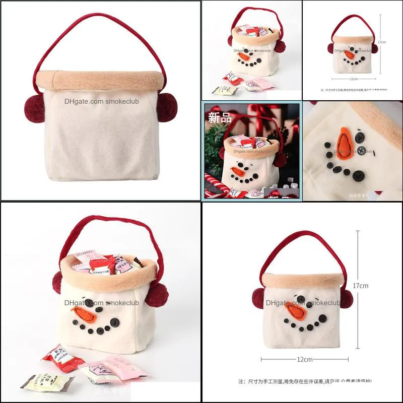 Chuangda Orders New Christmas Snowman Candy Bags Christmas Gifts Christmas Home Decorations 177