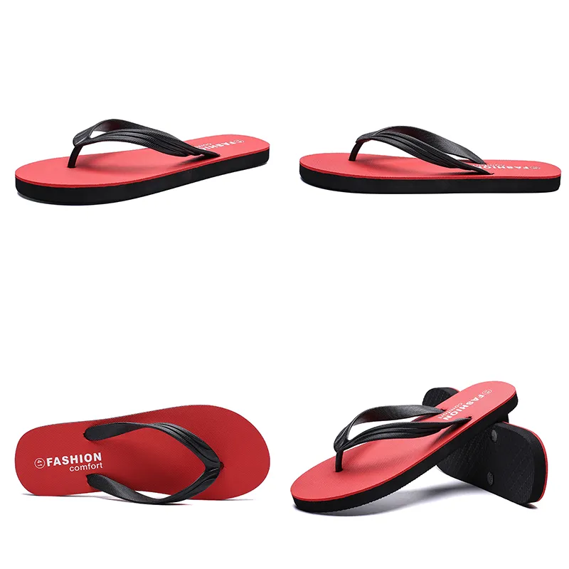 Clássico masculino moda slide chinelo esportes vermelho casual sapatos de praia hotel flip flops verão preço com desconto ao ar livre dos homens chinelos494 s s494