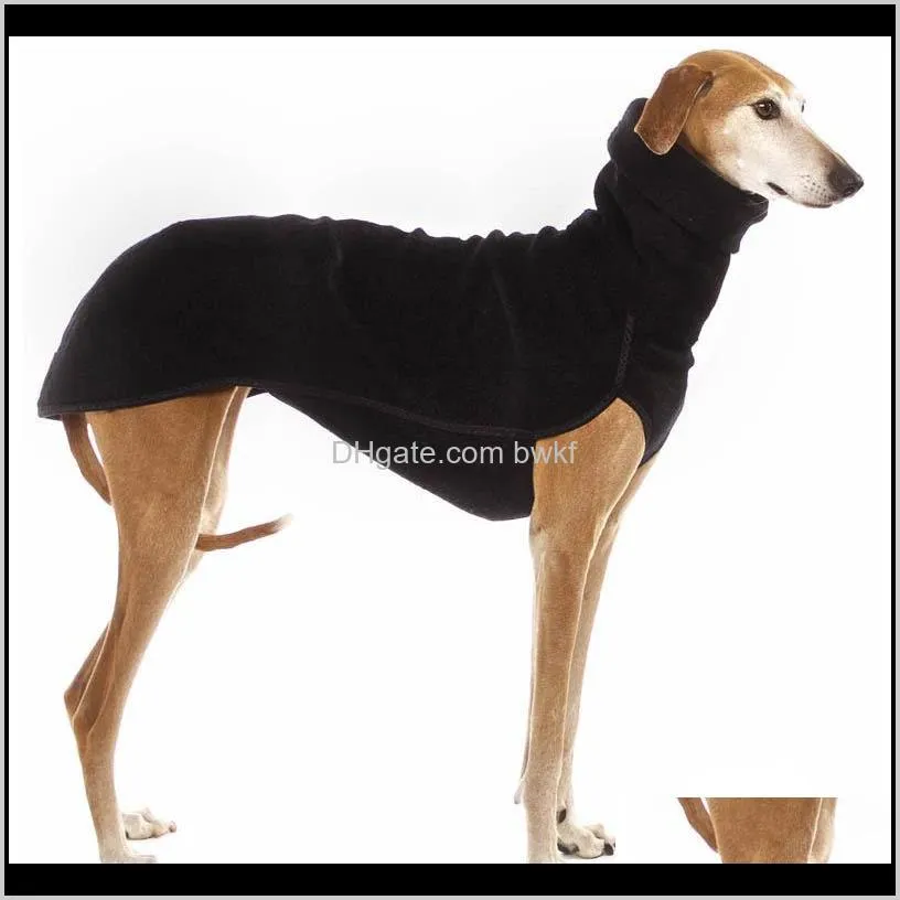 high collar pet clothes for medium large dogs winter warm big dog coat pharaoh hound great dane pullovers mascotas supplies 201127