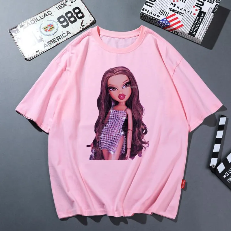 Angel Y2k Bratz T Shirt Women Vogue Summer Tops Tee Femme Harajuku Rock Rap  Hip Hop Female T Shirt Tumblr Clothes Womens From Boomery, $16.71