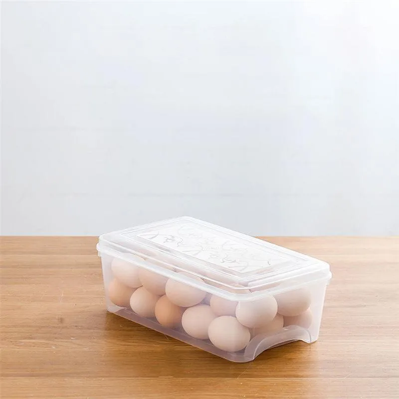 Lagringsflaskor Jars 1 st Kylskåp Box Kök och organisation Transparent matbehållare för kylskåp