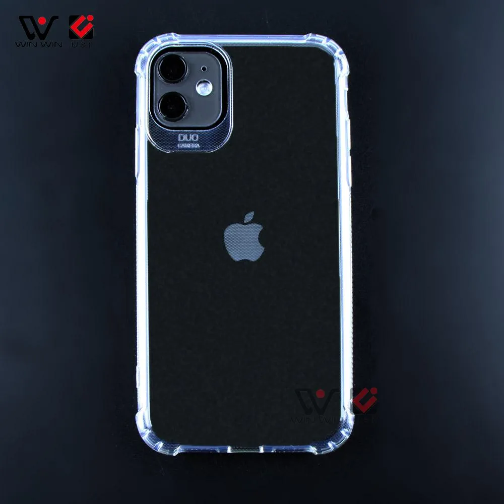 Waterdichte Telefoonhoesjes Voor iPhone 8 9 11 12 2021 Nieuwste Heldere Siliconen TPU Transparant Origineel ShockProff Custom Blank Back Cover Groothandel