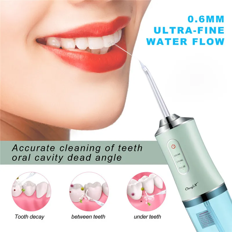 Irrigateur Oral Portable Dentaire Flosser Irrigateur Oral Électrique Professionnel Nettoyage Des Dents 3 Modes Rechargeable