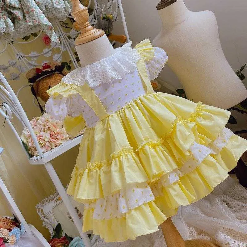Yellow spanish dress hot sale
