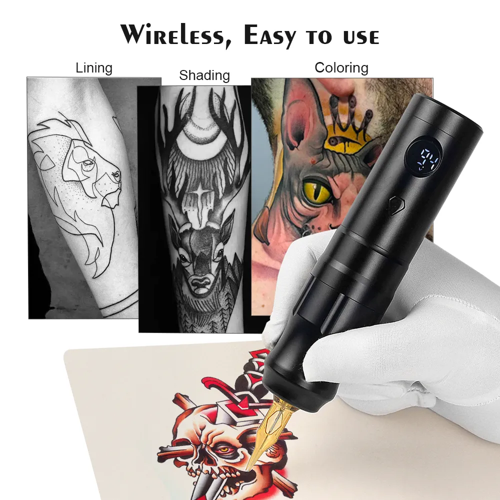 Macchinetta Tatuaggi Senza Fili Macchina Sopracciglia Rotativa Tatuaggi  Body Art Penna Tatuaggi Senza Fili PenScout Professionali Motori Coreless Da  114,15 €