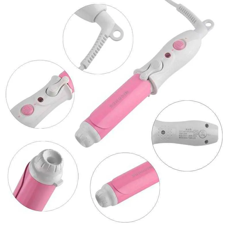 Mini Portable Electric Hair Curler Hair Styling Tools Hair Roller Tongs Professional Curling Iron Hair Care DHL 0604075