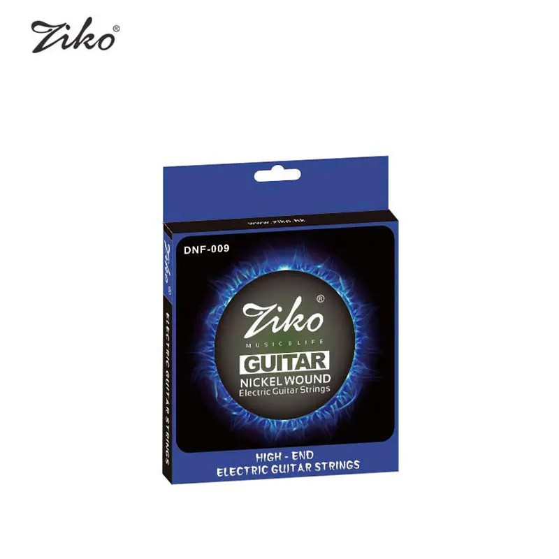 Ziko DNF 009 010 سلاسل الغيتار الكهربائي النيكل مطلي عالية الكربون الصلب سداسية سبيكة غيتار أجزاء الآلات الموسيقية أجزاء