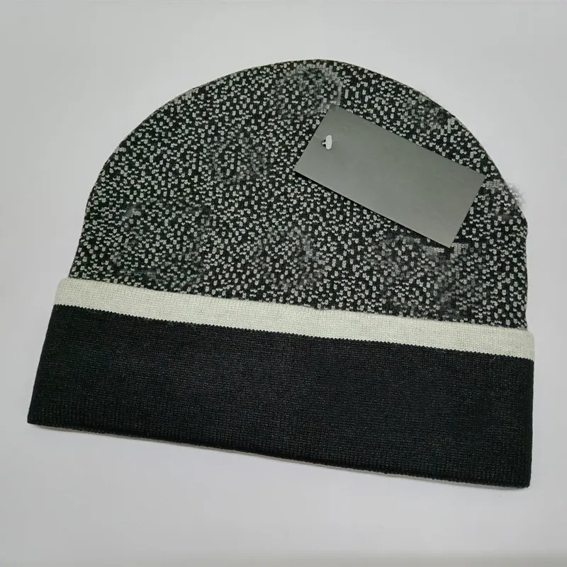 Marca de malha chapéu gorro designer crânio bonés para homem carta impressão mulher chapéus de inverno 4 cores qualidade superior