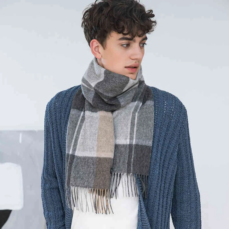 注文割引 22秋冬の新しいイギリスのファッションカジュアルチェック100 シープウールメンズウォームスカーフ 通販卸売り Clinicaaldente Es