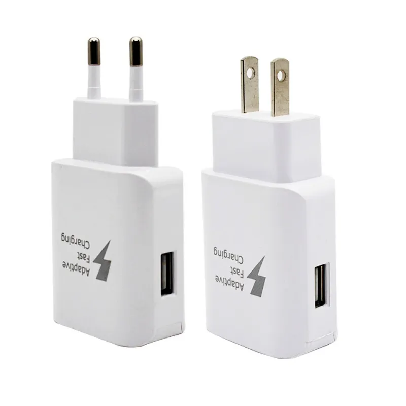 Adaptive Rápido Carregamento USB Carregador adaptador UE Plug para Samsung Galaxy S7 S6 Edge Edge + Nota 4 Nota5 Bom