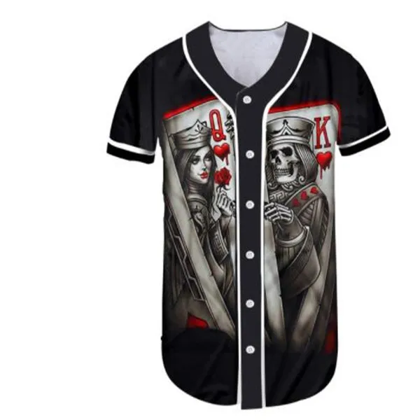 Baseball Jerseys 3D Baseball Jersey Hommes 2021 Mode Imprimer Homme T-shirts À Manches Courtes T-shirt Casual Base Ball Chemise Hip Hop Tops Tee 011