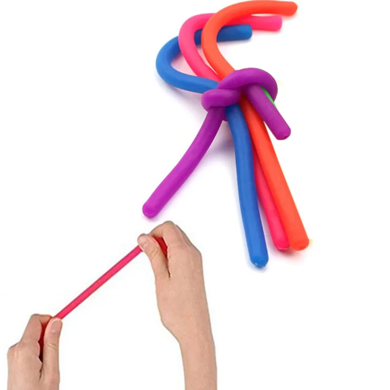 Bolitas Magneticas Fidget Noodles Toys, Cuerdas De Fideos Sensoriales, Juguete Elástico Juguete Antiestres