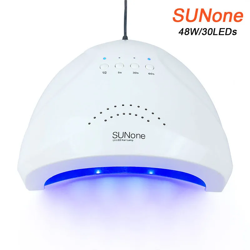 Sunone 48W UV Sèche-linge de 30 pcs LED Lampe pour la manucure Poly Gel Polon Polony Dry avec des outils à ongles de détection de mouvement
