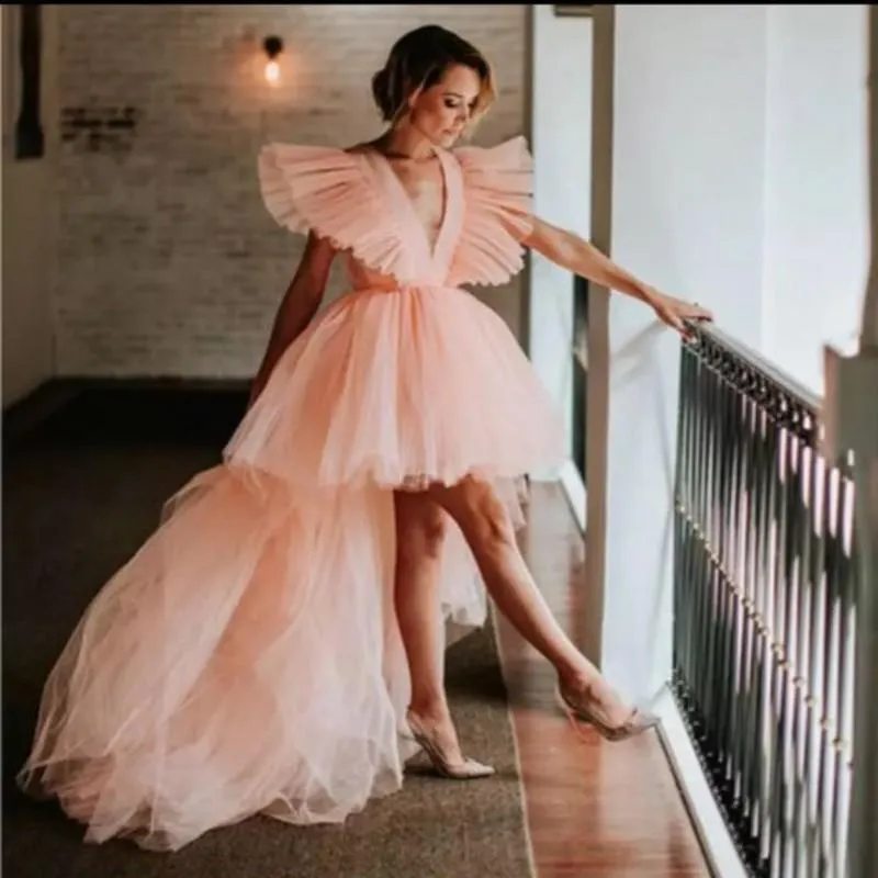 Poofy high low dress hotsell