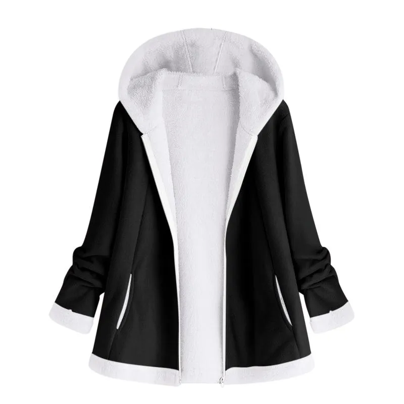 Womens Casual Fluffy Hooded Thermal Vests Ladies Tesco Solid Color, Long  Sleeve, Zipper Closure, Cute And Warm Plus Size Outwear For Autumn/Winter  #T1G St From Strawberry22, $21.54