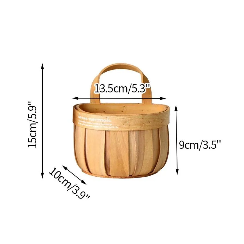 Cestini Appendibili In Juta Zasvec - Set Da 2, Per Frutta O Decorazione, 18x23cm E 20x25cm - Foto 9