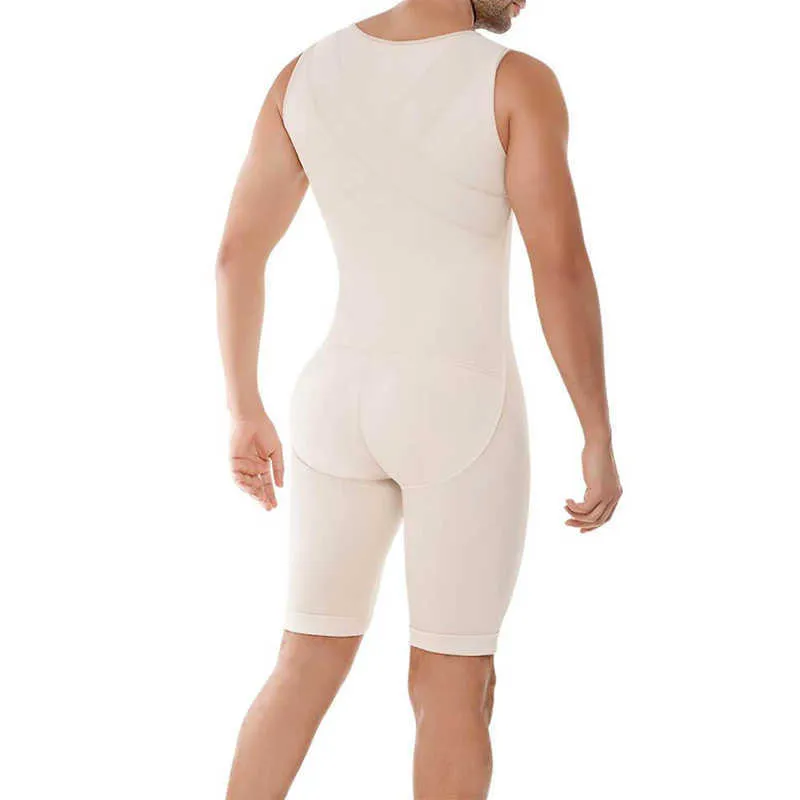 Men's Shapewear Bodysuits Full Body Shapewear-shaper Compression Slimming  Suit Breathable