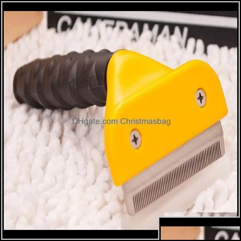 Supplies Home & Garden Drop Delivery 2021 Pet Brush Cat Comb Removal Long Short Hair Dog Grooming Deshedding Edge Tool T0143 Rkd32