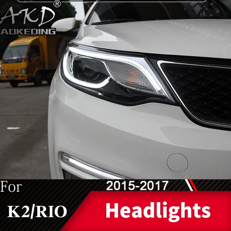 車のキアK2 2021-2021リオヘッドライトフォグライトの日ランニングライトDRL H7 LEDバイキセノン電球アクセサリー