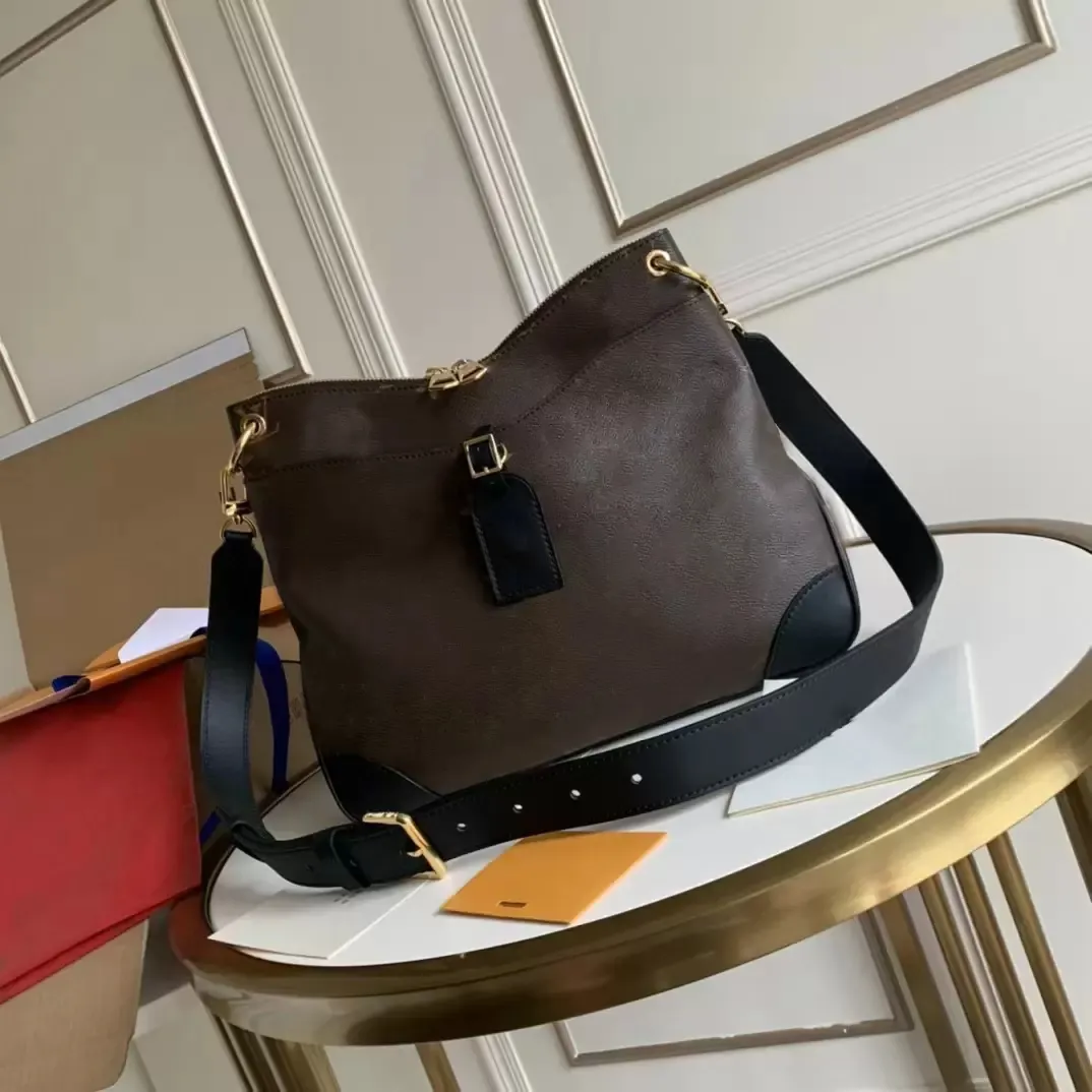 2022 Odeon Vintage Print Shoulder Crossbody Bag Clutch Womens Handbags Messenger Bags Leather Wallet