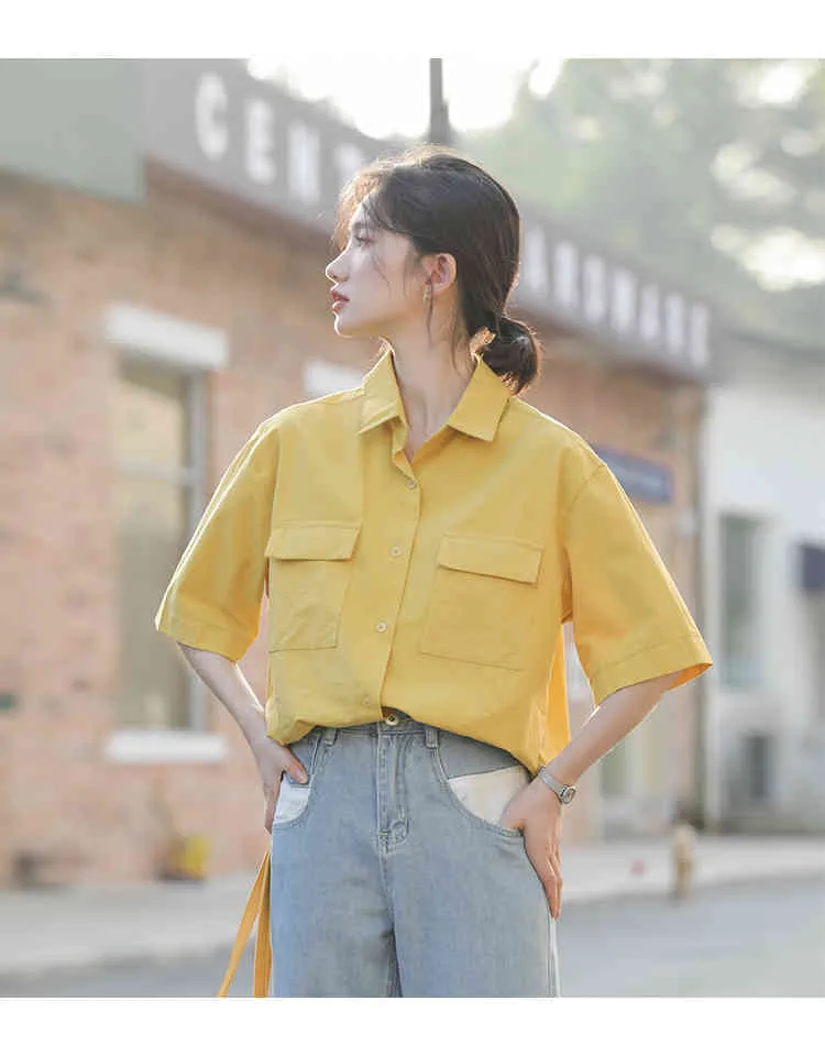 yoli simple blouse イエロー　yellow プルオーバー yoli simple blouse イエロー yellow プルオーバー