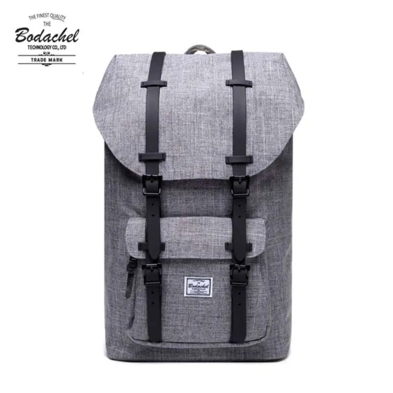 Bodachel Backpack Little America Male Bag School bagpack Large Capacity Computer Laptop rucksack 24L Style knapsack Mochila 210929