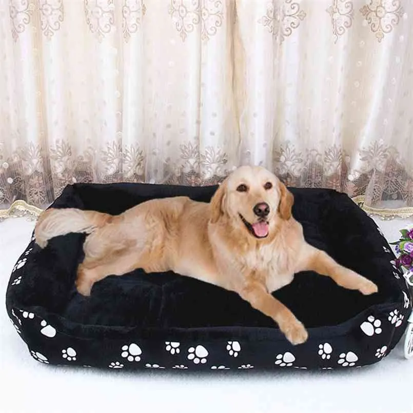 ПЭТ-кровати для собак для больших собак маленькие собаки теплые мягкие собаки матрас диван моющийся питомец спальный диваны клетки коврик большой размер XXL 210924
