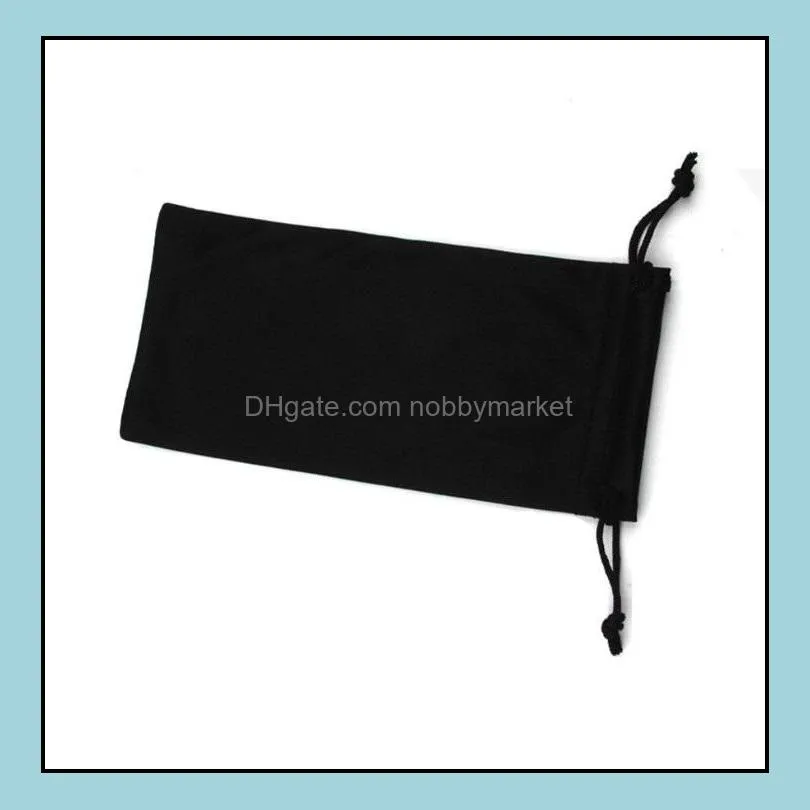 Sunglasses Bag Case Custom Logo Solid Color High Quality Beam Microfiber Glasses Bag Erasable Glasses Bag