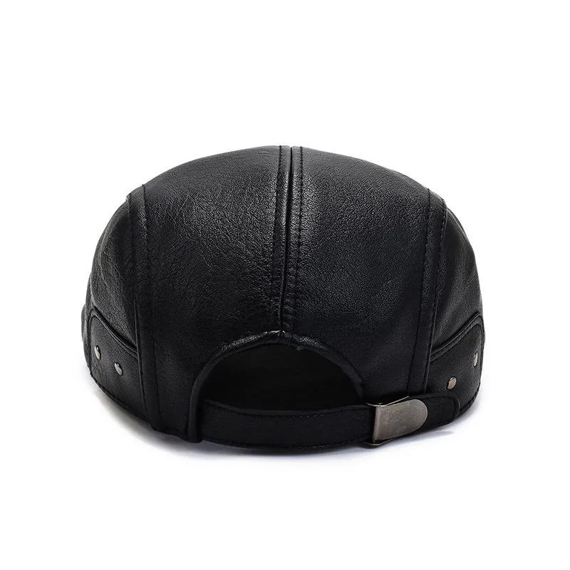 Mens Adjustable Leather Leather Beret Mens Ivy Cap For Fishing, Golf,  Driving And More From Steveblake, $7.87