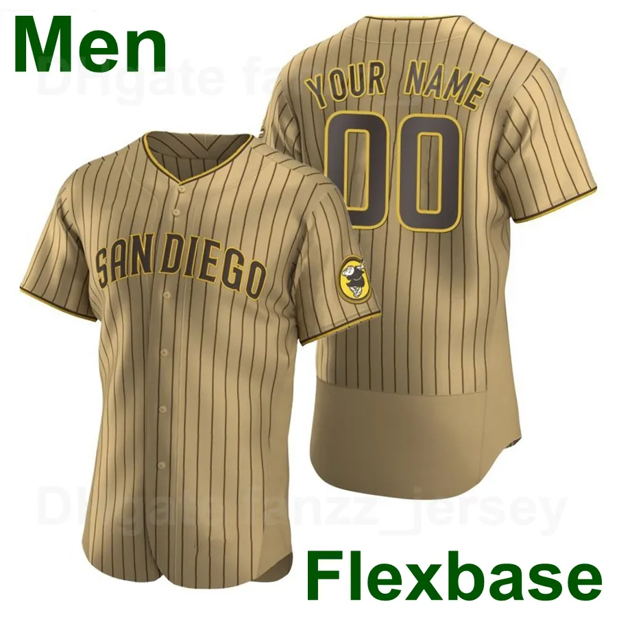 White Brown Authentic Wil Myers San Diego Padres Home Jersey