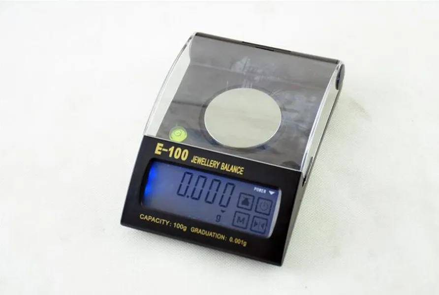 20pcs 가정 실험실 병원 디지털 측정 규모 100g / 0.001g LCD 디스플레이 알약 분말 측정 도구
