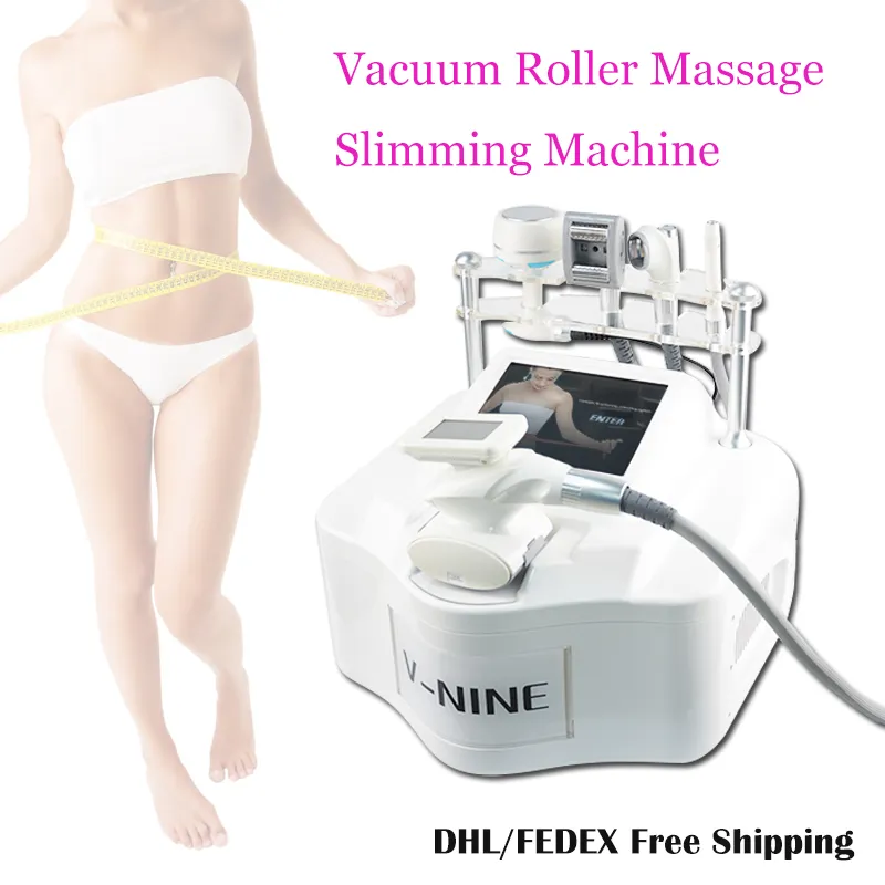 Factory Vacuum Roller Massage v9 Portable RF Cavitation Slimming Machine Vela Förlustviktmaskiner