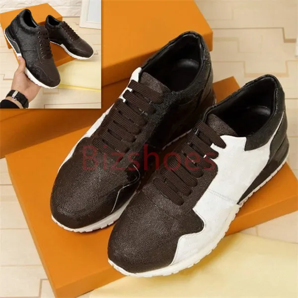 Run Away Sneaker Brown White Technical Women Luxurys Mens Casual Shoes Runner Trainer Sneakers