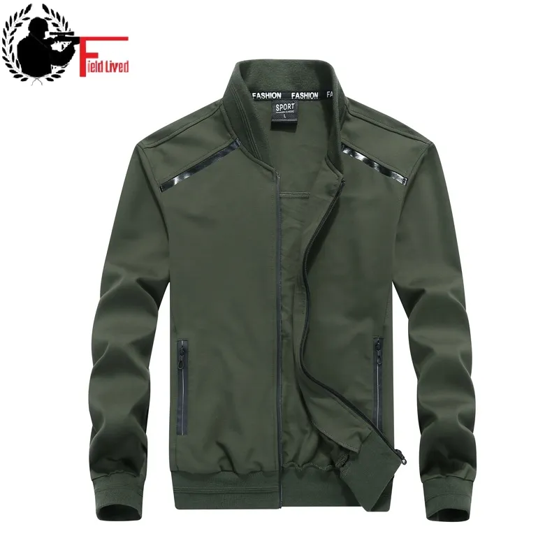 Herfst jas mannen oversized jas plus size jas trainingspak dikke kerel heren grote grootte 4XL 5XL 6XL 7XL 8XL 9XL mannelijke kleding 210518