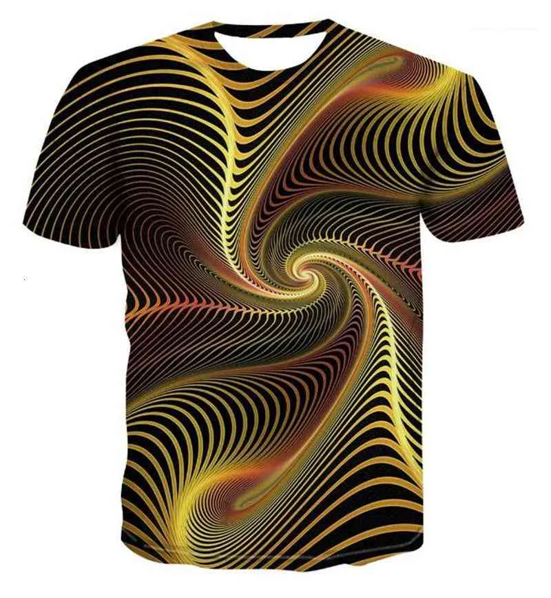 Tshirts Casual O Neck Short Sleeve Visual Art T Shirt New Mens Summer Clothing Mens 3D Designer