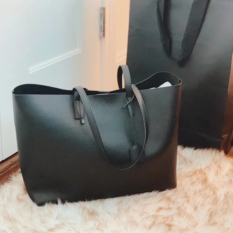 2022 lady designer totes Fashion top soft leather black shopping shoulder bags large capacity luxury handbags bag special sale high quality women wallett wholesale