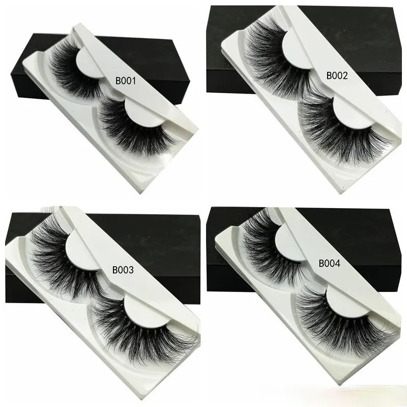 3D Mink Eyelashes Longo Composição Natural Composição Natural Falso Cresco Crisscross 25mm Wispies Floffy Extensões Ferramenta Ferramenta