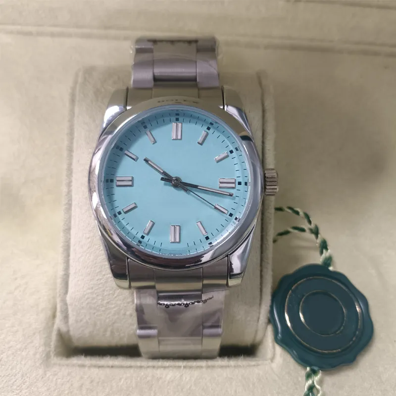 Designerski zegarek dziennika dla mężczyzn i kobiet 40mm 36mm mechanizm kwarcowy typu oyster koperta ze stali nierdzewnej pasek szafirowe lustro zegarki Montre De Luxe