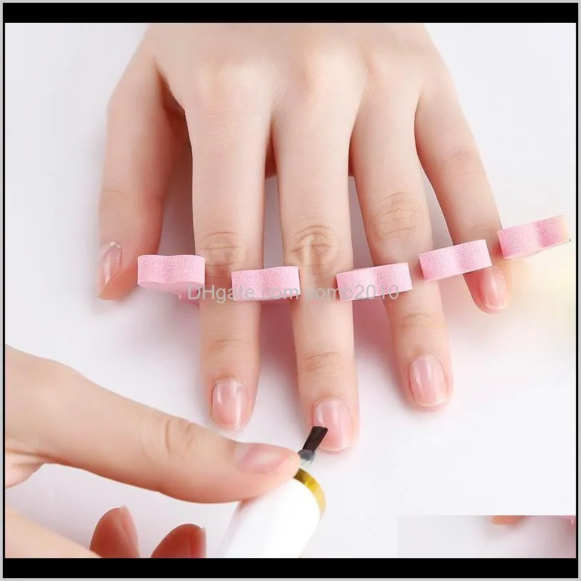 nail art toes separators soft sponge finger foots separator dividers nail art manicure pedicure nail gel uv tools