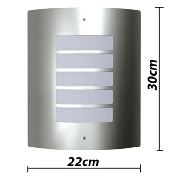 2 luci impermeabili in acciaio inox 60W