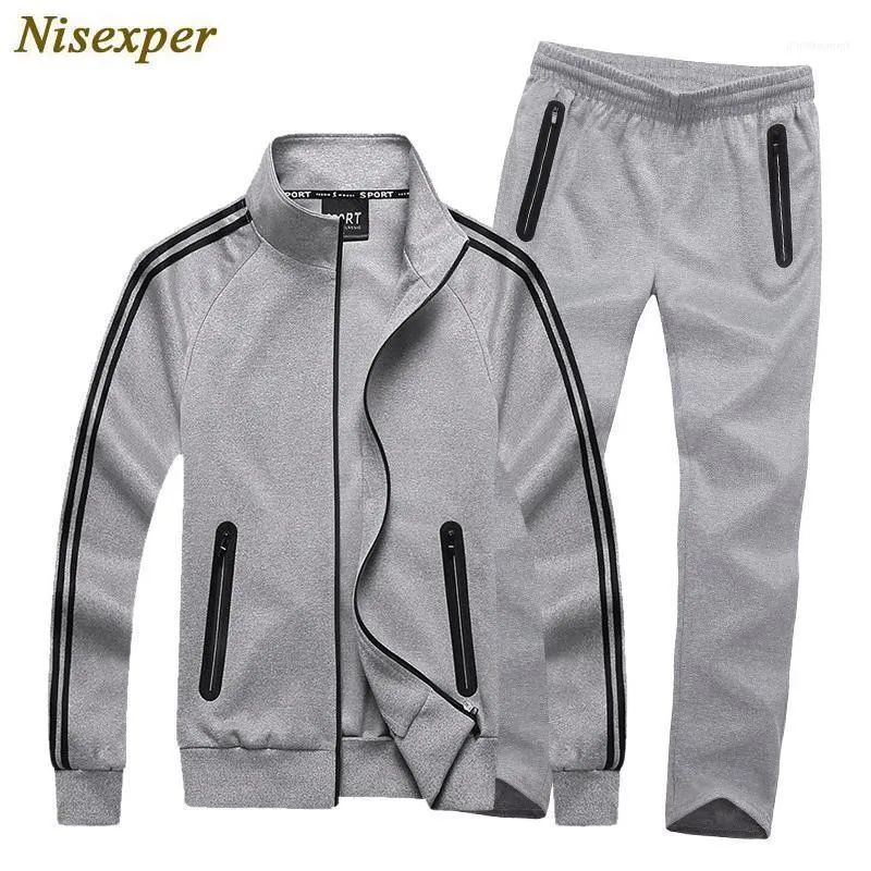 High Quality 2021 Tracksuit Men Sporting Hooded Brand-Clothing Casual Track Suit Mens Jacket+Pant Sweat Big Size 8XL1