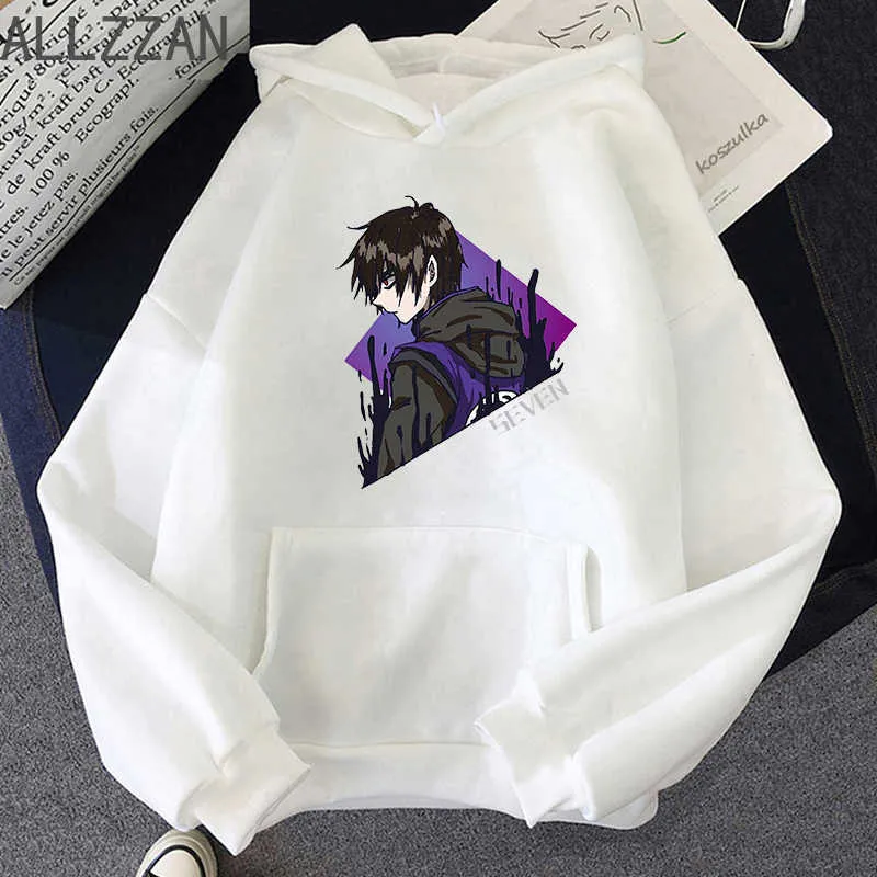 Anime Scissor Seven Hoodie Symbols Killer Funny Streetwear Pullover Oversize Sweatshirts Clothes